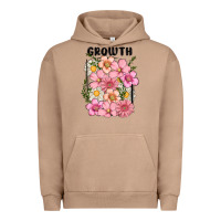 Pigment Burro growth flower Urban Hoodie - MaliasSmallBusiness