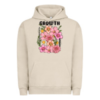Pigment French Oak growth flower Urban Hoodie - MaliasSmallBusiness