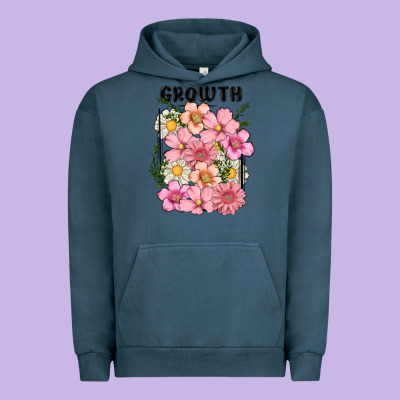 Growth Flower Urban Hoodie Designed By Maliassmallbusiness
