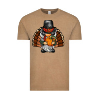 Vintage Coffee thanksgiving turkey gnome Vintage Tee - BarkalooDesign