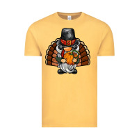 Vintage Mustard thanksgiving turkey gnome Vintage Tee - BarkalooDesign