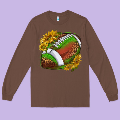 Long Sleeve Tee footballwithsunflowers