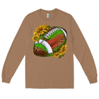 Toasted Coconut footballwithsunflowers Long Sleeve Tee - texasbilliewilder