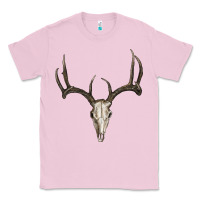 Bubblegum Pink deer skull Classic Tee - RanaPortraitStore