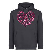 Smoke breast cancer ribbon heart Heavyweight Hoodie - AdoDesignShop