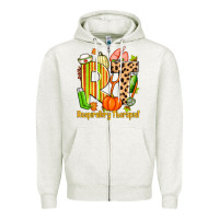 Oatmeal Heather fall rt respiratory therapist Zipper Hoodie - Zillion Design Studio