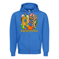 True Royal fall rt respiratory therapist Zipper Hoodie - Zillion Design Studio