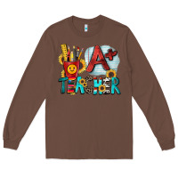Chestnut a  teacher Long Sleeve Tee - Zillion Design Studio