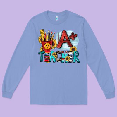 A  Teacher Long Sleeve Tee Designed By Zillion Design Studio