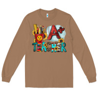 Toasted Coconut a  teacher Long Sleeve Tee - Zillion Design Studio