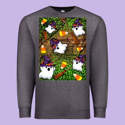 Halloween Ghost Premium Sweatshirt Designed By Artiststas