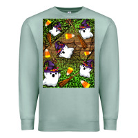 Seafoam Halloween ghost Premium Sweatshirt - Artiststas