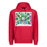 Cardinal st patrick's gnome Premium Hoodie - MaliasSmallBusiness