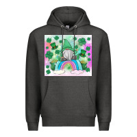 Charcoal Heather st patrick's gnome Premium Hoodie - MaliasSmallBusiness