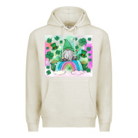 Oatmeal Heather st patrick's gnome Premium Hoodie - MaliasSmallBusiness
