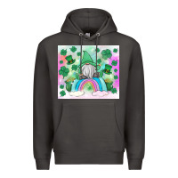 Smoke st patrick's gnome Premium Hoodie - MaliasSmallBusiness