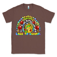 Chestnut hello back to school rainbow Classic Tee - texasbilliewilder