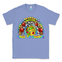 Colony Blue hello back to school rainbow Classic Tee - texasbilliewilder
