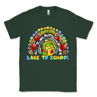 Sports Green hello back to school rainbow Classic Tee - texasbilliewilder