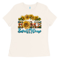 Bone home sweet home sunflower Ladies Tee - BarkalooDesign