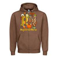 Chestnut fall rn registered nurse Zipper Hoodie - Zillion Design Studio