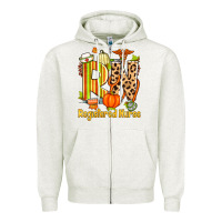 Oatmeal Heather fall rn registered nurse Zipper Hoodie - Zillion Design Studio