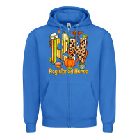 True Royal fall rn registered nurse Zipper Hoodie - Zillion Design Studio