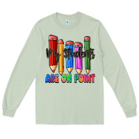 Matcha my students are on point Long Sleeve Tee - Zillion Design Studio