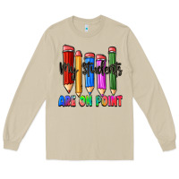 Mushroom my students are on point Long Sleeve Tee - Zillion Design Studio