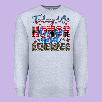Today We Honor And Remember Premium Sweatshirt Designed By Jahusdesignshop