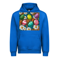 Cobalt Easter eggs Urban Hoodie - NancyCooperArtShop