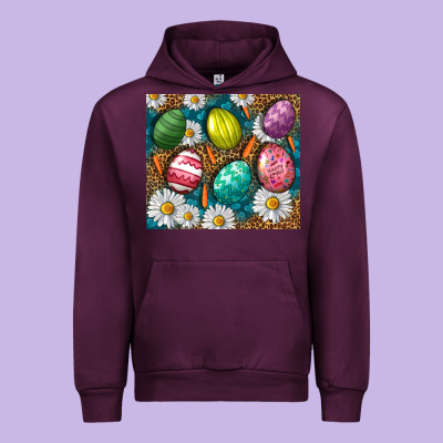 Easter Eggs Urban Hoodie Designed By Nancycooperartshop