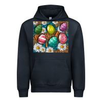 Navy Easter eggs Urban Hoodie - NancyCooperArtShop