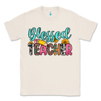 Natural blessed teacher Classic Tee - Zillion Design Studio