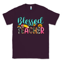 Plum blessed teacher Classic Tee - Zillion Design Studio