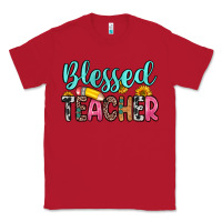 Red blessed teacher Classic Tee - Zillion Design Studio