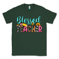 Sports Green blessed teacher Classic Tee - Zillion Design Studio
