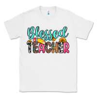 White blessed teacher Classic Tee - Zillion Design Studio