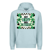Blue Mist not lucky just blessed Premium Hoodie - MaliasSmallBusiness