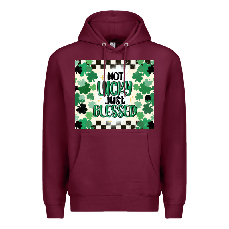 Not Lucky Just Blessed Premium Hoodie by MaliasSmallBusiness | Teevron
