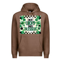 Chestnut not lucky just blessed Premium Hoodie - MaliasSmallBusiness