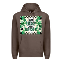 Coffee not lucky just blessed Premium Hoodie - MaliasSmallBusiness