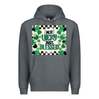 Rock not lucky just blessed Premium Hoodie - MaliasSmallBusiness