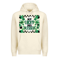 Sandshell not lucky just blessed Premium Hoodie - MaliasSmallBusiness