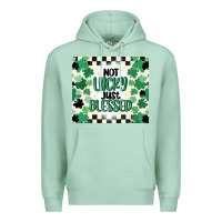 Seafoam not lucky just blessed Premium Hoodie - MaliasSmallBusiness