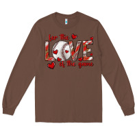 Chestnut for the love of the game baseball Long Sleeve Tee - texasbilliewilder