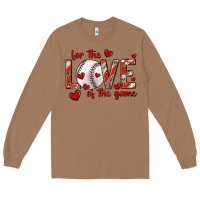 Toasted Coconut for the love of the game baseball Long Sleeve Tee - texasbilliewilder