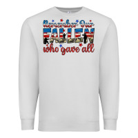 Dove Grey remember our fallen who gave all Premium Sweatshirt - JahusDesignShop