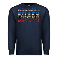 Navy remember our fallen who gave all Premium Sweatshirt - JahusDesignShop