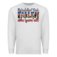 Oatmeal Heather remember our fallen who gave all Premium Sweatshirt - JahusDesignShop